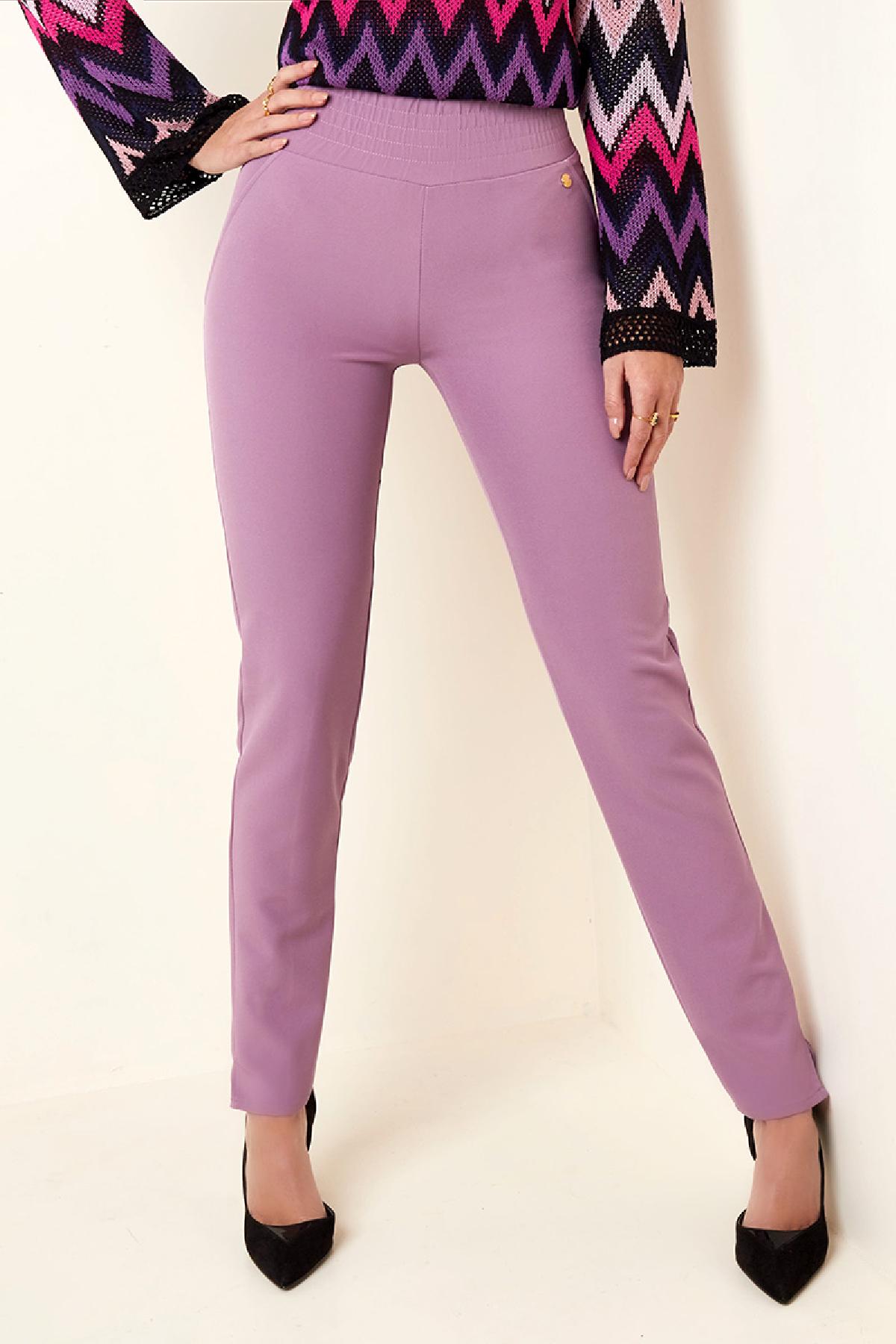 Slim fit pants Pink S h5 Picture2
